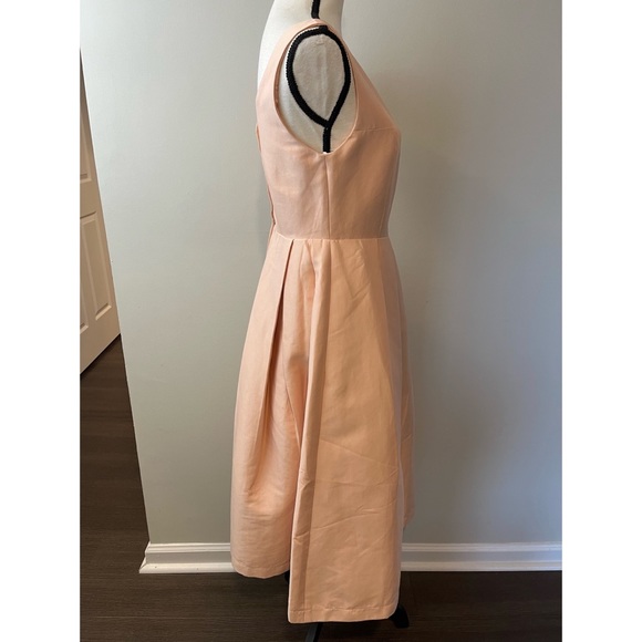 Elliatt Evergreen Blush Pink Sleeveless Tea Length Pleated Formal Dress … - Picture 5 of 10
